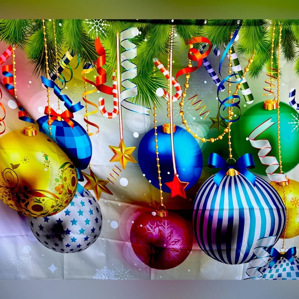 Christmas Shower Curtain